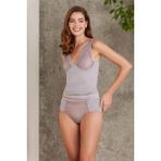 Pierre Cardin 320 Kadın Kalın Askılı Dantelli Atlet Külot Takım-Royal - XL - Renkli