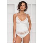 Pierre Cardin 365 Kaşkorse Dantelli Atlet - Külot Takımı - Ekru