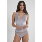 Pierre Cardin 390 Kaşkorse Dantelli Atlet - Külot Takımı - Lila
