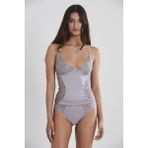 Pierre Cardin 391 Kaşkorse Dantelli Atlet - Külot Takımı - Lila
