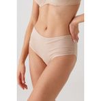 Pierre Cardin 3'lü Paket 2953 Maxi Cut Pamuklu Basic Külot Kadın Yüksek Bel Konforlu Tasarım - Ten - 46