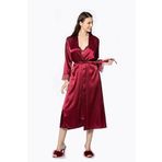 PİERRE CARDİN 4370 KAPLI SABAHLIK GECELİK TK BORDO L