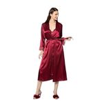 PİERRE CARDİN 4370 KAPLI SABAHLIK GECELİK TK BORDO M