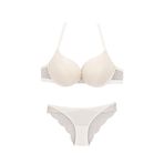 Pierre Cardin 4722 Ekru Lyon Double Push Up Sütyen Takımı