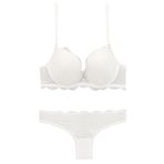 Pierre Cardin 4796 Ekru Kadın Milan Regular Push Up Sütyen Takım