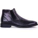 Pierre Cardin 4K 1196063 Deri Fermuarlı Erkek Bot - Siyah