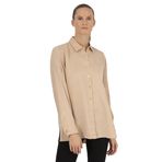 Pierre Cardin 50254167-VR011 Bej Desenli Kadın Gömlek