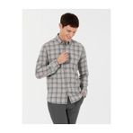 Pierre Cardin 50259491-VR024 Gri Desenli Erkek Gömlek