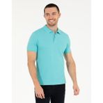 Pierre Cardin 50262660-VR007 Aqua Erkek T-shirt