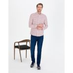 Pierre Cardin 50264910-VR039 Nar Çieği Desenli Erkek Gömlek