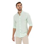 Pierre Cardin 50268183-VR054 Yeşil Erkek Gömlek