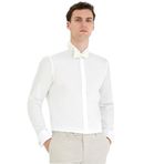 Pierre Cardin 50268188-VR013 Beyaz Erkek Gömlek