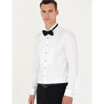 Pierre Cardin 50268199-VR013 Beyaz Smokin Erkek Gömlek