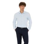 Pierre Cardin 50275511-VR003 Açık Mavi Desenli Erkek Gömlek