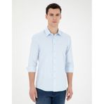 Pierre Cardin 50275513-VR003 Açık Mavi Desenli Erkek Gömlek