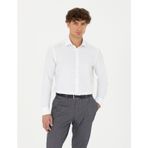 Pierre Cardin 50275686-VR013 Beyaz Desenli Erkek Gömlek