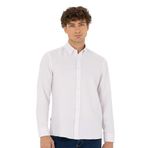 Pierre Cardin 50277450-VR014 Bordo Desenli Erkek Gömlek