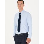 Pierre Cardin 50277764-VR003 Açık Mavi Basic Erkek Gömlek