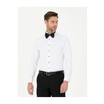 Pierre Cardin 50277812-VR013 Beyaz Smokin Erkek Gömlek
