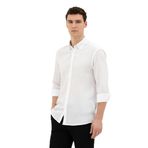Pierre Cardin 50283343-VR013 Beyaz Desenli Erkek Gömlek