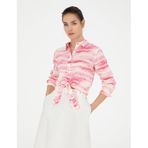 Pierre Cardin 50284839-VR041 Pembe Desenli Kadın Gömlek