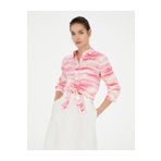 Pierre Cardin 50284839-VR041 Pembe Desenli Kadın Gömlek