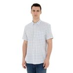Pierre Cardin 50288740-VR003 Açık Mavi Kısa Kollu Erkek Gömlek