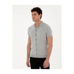 Pierre Cardin 50289239-VR001 Açık Gri Erkek Kazak