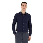 Pierre Cardin 50289416-VR033 Lacivert Desenli Erkek Gömlek