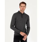 Pierre Cardin 50296623-VR081 Antrasit Melanj Erkek Kazak