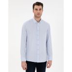 Pierre Cardin 50304764-VR003 Açık Mavi Slim Fit Oxford Erkek Gömlek