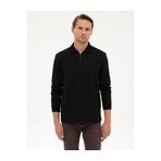 Pierre Cardin 50307988-VR046 Siyah Regular Fit Erkek Sweatshirt