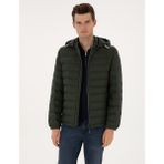 Pierre Cardin 50310193-VR111 Koyu Haki Erkek Mont
