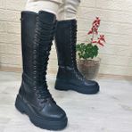 Pierre Cardin 52444 Siyah 41 cm Fermuarlı Kadın Çizme