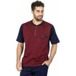 Pierre Cardin 5450 3 Lü Kısa Kol Erkek Pijama Takımı - Bordo