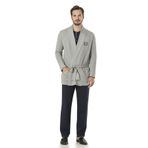Pierre Cardin 5595 Gri Damatlık Ropteşambr 5 Li Pijama Set