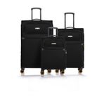 Pierre Cardin 6000-set Siyah Unisex 3 Lü Valiz Seti