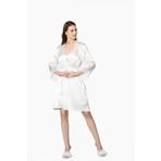 Pierre Cardin 6040 Ekru 6'lı Kısa Gecelik Sabahlık Çeyiz Set