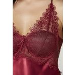 Pierre Cardin 6040 Pudra Kısa Gecelikli 6'lı İpek Set