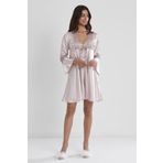 Pierre Cardin 6325 Pudra 6'lı Kaplı Gecelik Sabahlık Set