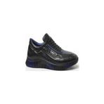 Pierre Cardin 649405 Siyah Mavi Erkek Spor Ayakkabı