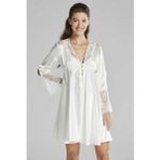 Pierre Cardin 6625 Ekru 6'lı Kaplı Midi Gecelik Sabahlık Set