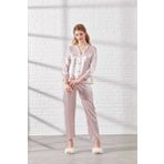 Pierre Cardin 6625 Pudra Kısa Gecelikli 6'lı ipek Set