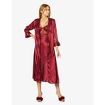 Pierre Cardin 6'lı Bordo Uzun Gecelik Sabahlık Set 6025