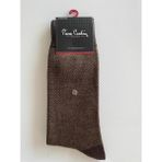Pierre Cardin 6'lı Erkek Punto Desen Lambswool Yün Çorap - 44 - Kahverengi