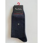Pierre Cardin 6'lı Erkek Punto Desen Lambswool Yün Çorap - 44 - Siyah
