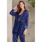 Pierre Cardin 7025 Laci Kadın 4'lü Saten Takım Gelin Çeyiz Seti