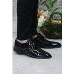 Pierre Cardin 7028 Siyah Rugan Damat Ayakkabisi Takim Ayakkabisi Erkek Klasik Ayakkabi