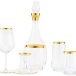 ‎Pierre Cardin 71120824 31 Parça Arty Gold Cam Bardak Takımı