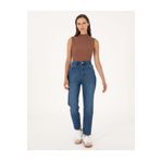 Pierre Cardin Açık Mavi Mom High Waist Fit Jean Pantolon 50313233-vr003